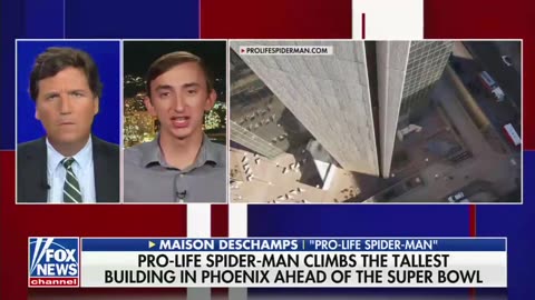 Tucker Speaks To ‘Pro-Life Spiderman’