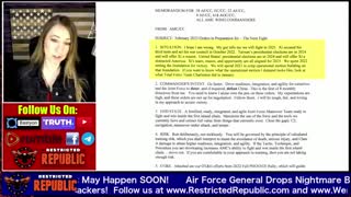 AIR FORCE GENERAL ISSUES DIRE WARNING TO AMERICANS, IT’S REALLY BAD! PREPARE!