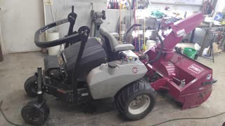 Exmark Zero Turn with 52" Toro Snowblower