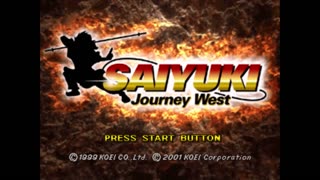 Saiyuki Journey West (PS1): Opening Intro & Title Screen Presentation