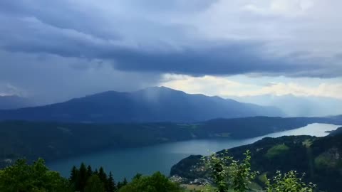 Tsunami from the sky time lapse