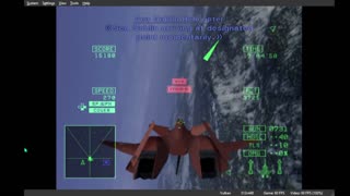 ace combat 5 p4 - once again I spend more time enjoying flying than winning and fail a mission