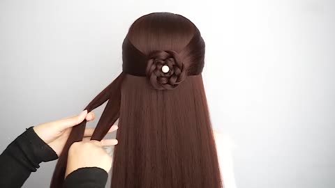 Easy & Cute Hairstyle Long Hair