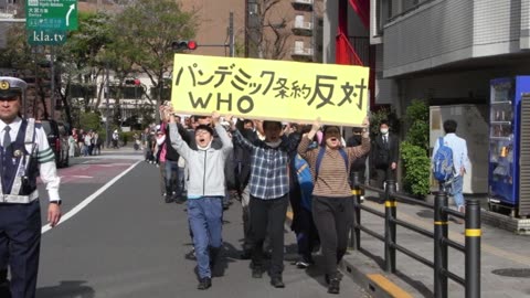 Größte Demo in Japan seit 70 Jahren – und die Medien schweigen! Demo gegen WHO und mRNA-"Impfungen"