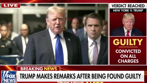PRESIDENT TRUMP RESPONDS TO GUILTY VERDICTS IN RIGGED CASE!