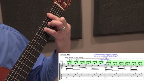 Technique Left-Hand, Part II (slow section). Video #95: m112-114 Version #9