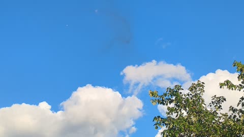 Huge Smoke Ring In Sky Over Ohio