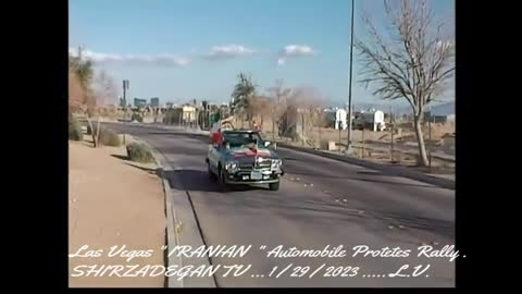 IRANIAN (Las Vegas) Automobile Protests Rally .