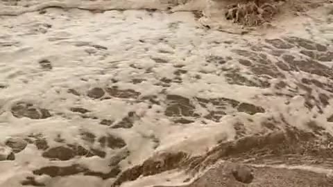Desert flood