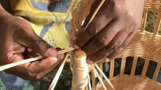 How we make our rattan trays.