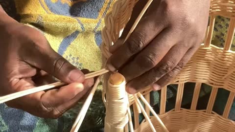 How we make our rattan trays.