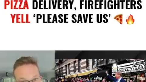 TRUMP SHOCKS NEW YORK FIRESTATION WITH SURPRISE PIZZA DELIVERY, FIREFIGHTERS YELL 'PLEASE SAVE US'