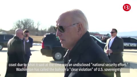 Biden: Pentagon recommended that Chinese balloon be taken down over water