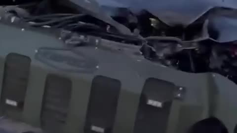Destroyed Ukrainian armored vehicle KrAZ Innovator of the National Guard of Ukraine