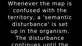 SEMANTIC DISTURBANCES - Quote - Alfred Korzybski