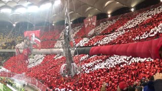 Insane 3D Choreography of PCH Supporters of Dinamo Bucharest against FCSB - 2018