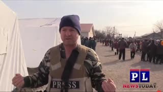 Ukraine war - the large refugees camp build up by Russia and DPR in Mariupol