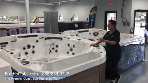 Cascade II Infinnity Edge Hot Tub for Sale in NC | Epic Hot Tubs