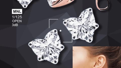 Luxurious Diamond Stud Earrings