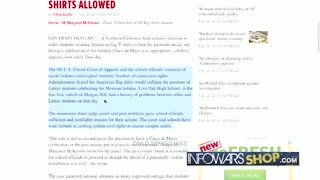 Alex Jones: School Bans American Flag Shirt For Safety - 2/28/14