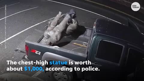 Gorilla statue stolen, $10,000 reward offered | USA TODAY
