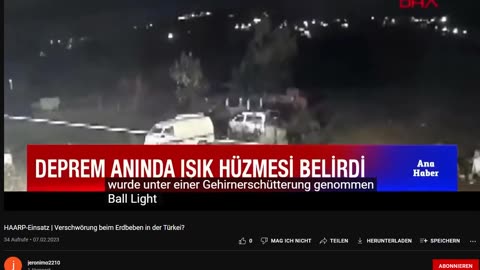 HAARP-Einsatz - Verschwörung beim Erdbeben in der Türkei ?