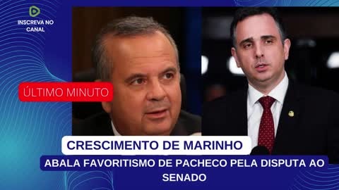 MARINHO CRESCE E ABALA FAVORITISMO DE PACHECO PELA DISPUTA AO SENADO