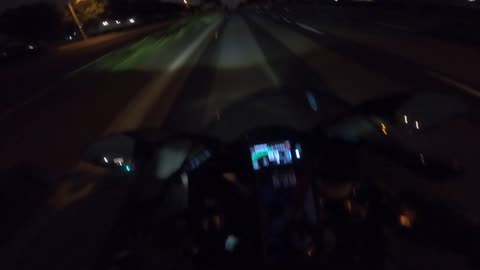 First NIGHT RIDE on my YAMAHA R1