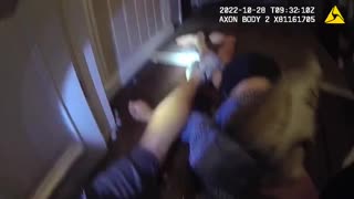 Police body cam of David DePape attacking Paul Pelosi