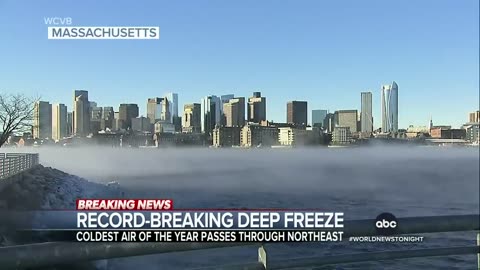 Northeast US in the midst of deep freeze - WNT