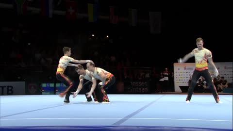 2018 Acrobatic Worlds, Antwerp (BEL) - Highlights MEN'S GROUP FINAL - We Are Gymnastics !