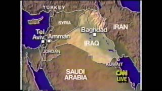 1-16-1991 - Operation Desert Storm - CNN Live News Coverage - Part 3