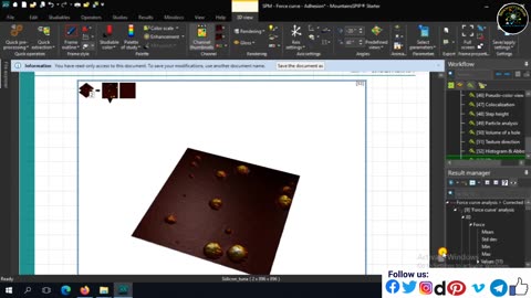 Download Install Spip or Mountain9 Software for the analysi of AFM SNOM NSOM STM MFM