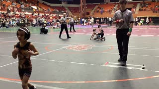 Wrestling champion wins