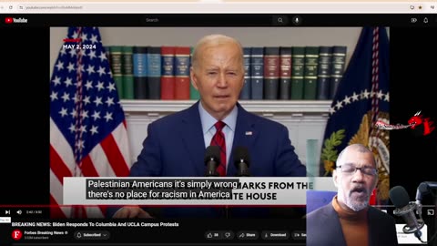 Reaction: Biden finally speak about College protests, says nothing