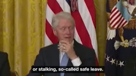 Tone Deaf: Bill Clinton on Stage for Biden Announcement on Sexual Violence