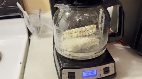 Noodles In Coffee Pot