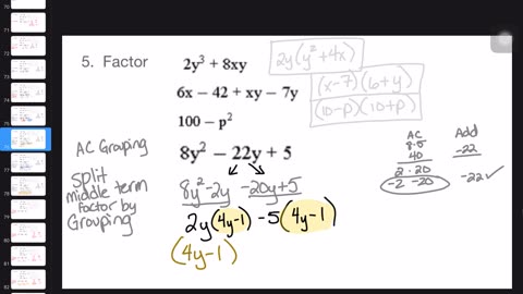 096A HW worked out solution answers