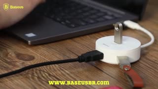 Hub extensor 4 em 1 USB 3.0 Baseus