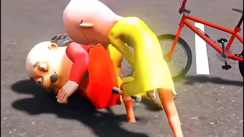 GTA V _ SUPER PATLU SAVING BABY 😱#shorts