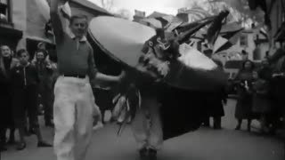 Obby Oss Festival - Padstow - Cornwall - May Day - 1951