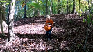 Camping & Campfire Cooking on Halloween - Pork & Cider Stew Cooked in a Pumpkin