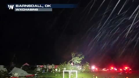 At least 2 killed, multiple trapped following tornado in Barnsdall, Oklahoma
