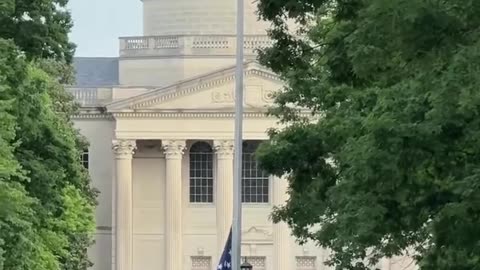 American Flag goes back up at UNC. Thank you Dave Boliek, our next NC Auditor!