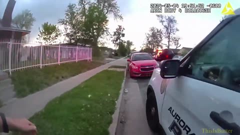 Bodycam shows shooting suspect being fatally shot my Aurora police when he returned to the scene