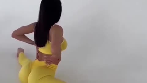 Sexy Girl in Yellow