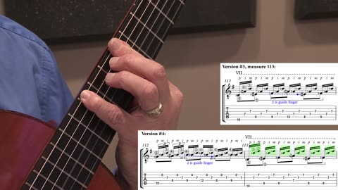 Technique Left-Hand, Part II (slow section). Video #90: m112-114 Version #4