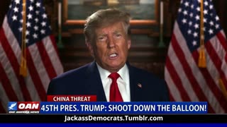 President Trump Says Shoot The China Spy Balloon Down