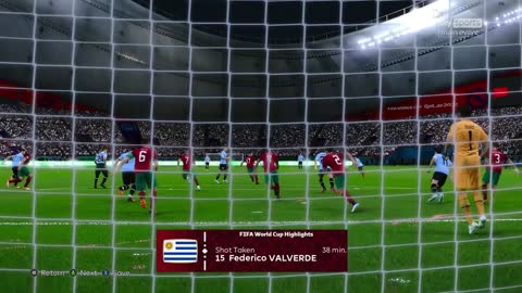 eFootball PES 2021 l Five goals in game Quarter-Final FIFA World Cup Quatar 2022 Morocco v Uruguay