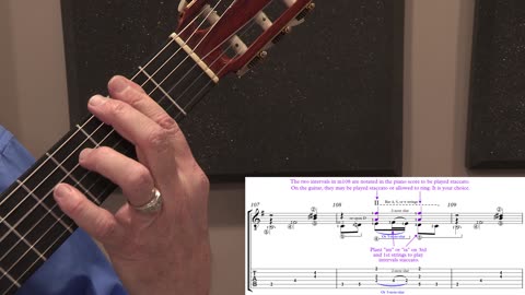 Technique Left-Hand, Part II (slow section). Video #77: m107-109 Version #4